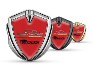 Badge Auto Metalliche Dettaglio Lucido Universale